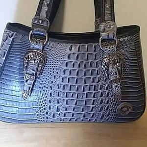 Montana West Alligator Pattern Shoulder Bag
